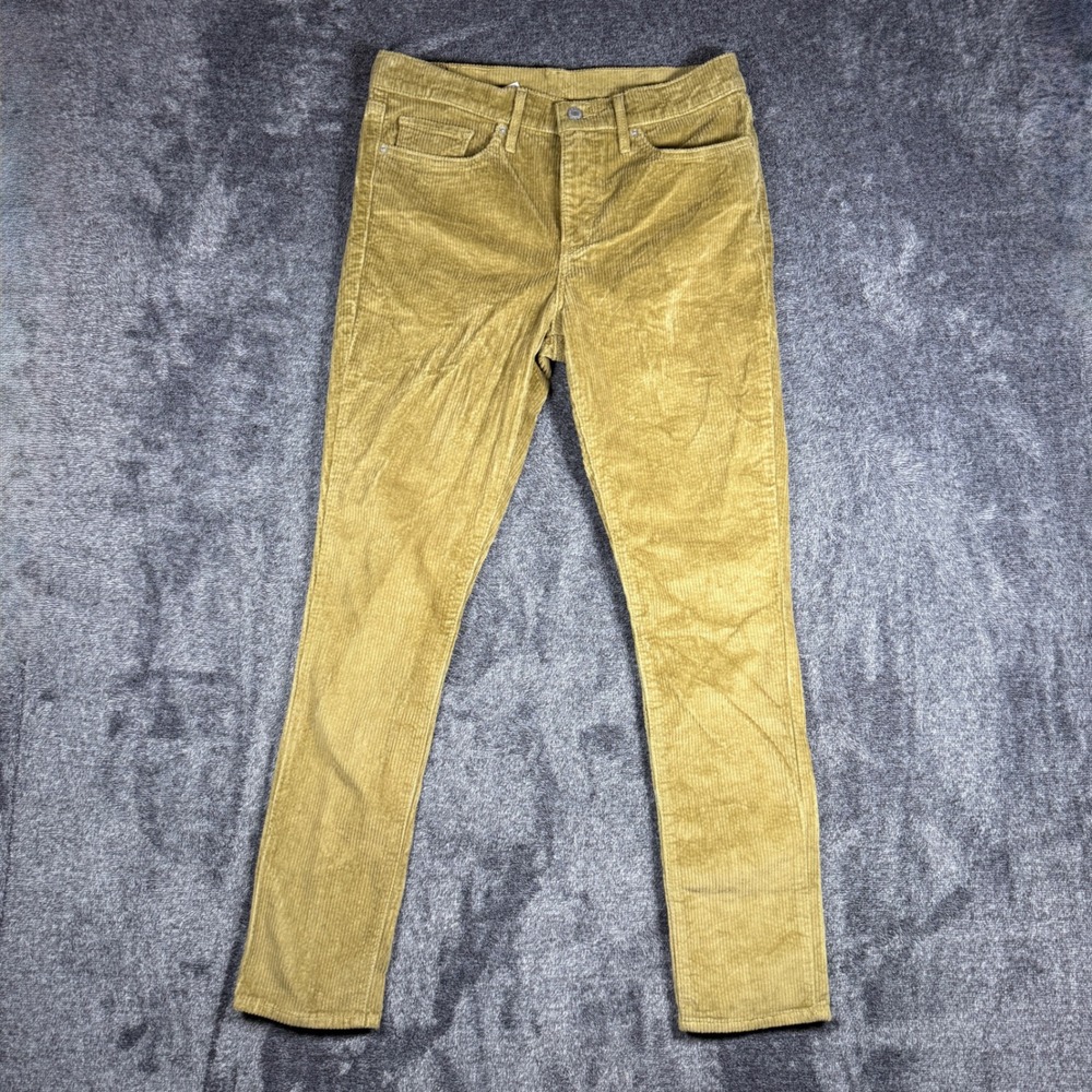 Levis 511 Slim Fit Corduroy Pants Tan Khaki Mens 31x30 Stretch 19626-1669